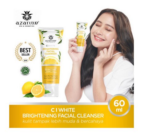 Azarine Brightening Facial Cleanser 60 Ml (100% ORIGINAL) C WHITE BPOM