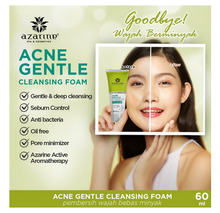 Muat gambar ke penampil Galeri, Azarine Acne Gentle Cleansing Foam (100% ORIGINAL) Cleanser Wajah BPOM