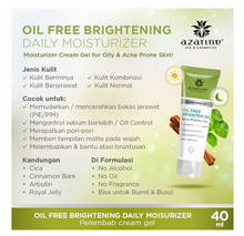 Muat gambar ke penampil Galeri, Azarine Oil Free Brightening Daily Moisturizer (100% ORIGINAL) BPOM