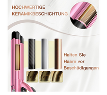 Muat gambar ke penampil Galeri, BESTOPE Hair Curling Iron with 3 Barrels (25mm) Wand Set Pink