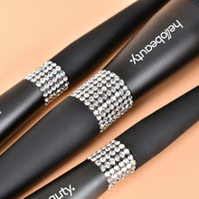 Muat gambar ke penampil Galeri, HelloBeauty 14 Pcs Luxury Diamond Essential Makeup Brush Set Black