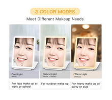 Muat gambar ke penampil Galeri, BESTOPE Makeup Handheld Mirror with 64 Led Lights