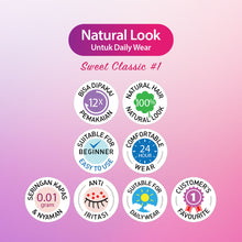 Muat gambar ke penampil Galeri, Blink Charm Eyelashes (Bulu Mata Palsu) Natural Look- SWEET CLASSIC #1