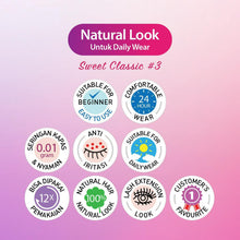 Muat gambar ke penampil Galeri, Blink Charm Eyelashes (Bulu Mata Palsu) Natural - SWEET CLASSIC #3